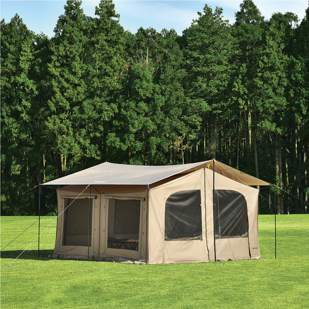 UNIFLAME (ユニフレーム) REVOスクエアメッシュウォール4×4 TAN